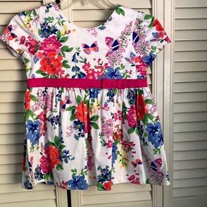 Hartstrings Floral Top Girls Size 8 Brand New
